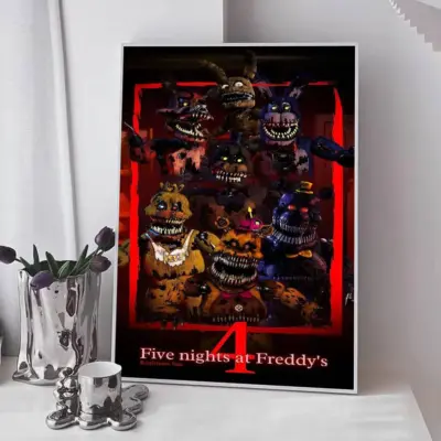 Five Nights At Freddy s Inspired Style Wall Art