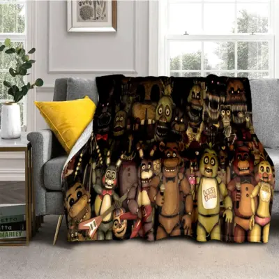 Five Nights At Freddy's Warm Throw Blanket
