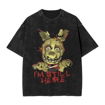 Five Nights At Freddy's Iconic Design Mineral Wash T-Shirt