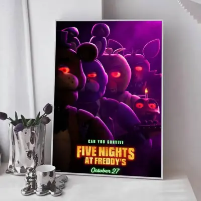 Five Nights At Freddy s Vintage Modern Wall Art