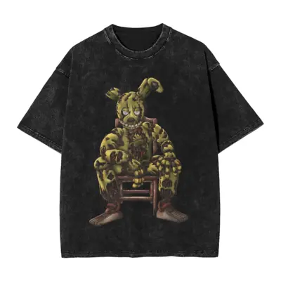Five Nights At Freddy's Retro Iconic Mineral Wash T-Shirt