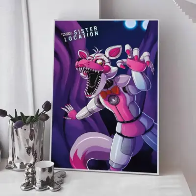 Five Nights At Freddy s Illustration Style Wall Art