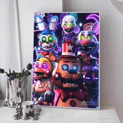Five Nights At Freddy s Vintage Print Wall Art