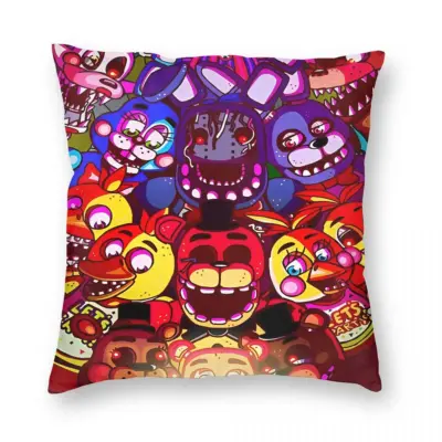 Horror Five Nights At Freddy's Throw Pillow