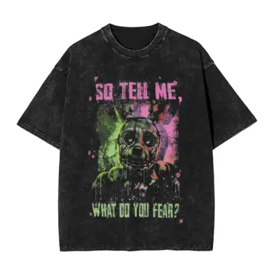 Five Nights At Freddy's Minimalist Graphic Mineral Wash T-Shirt