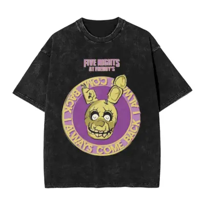 Five Nights At Freddy's Aesthetic Classic Mineral Wash T-Shirt