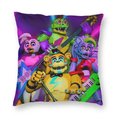 Dark Five Nights At Freddy's Throw Pillow