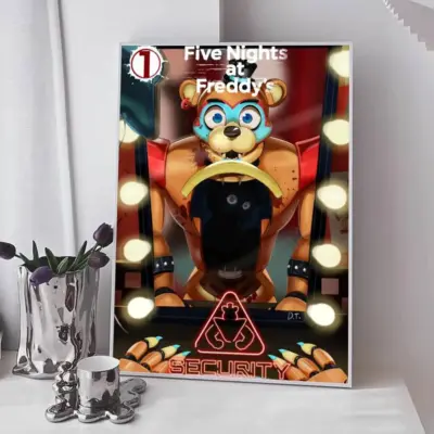 Five Nights At Freddy s Vintage Artwork Wall Art