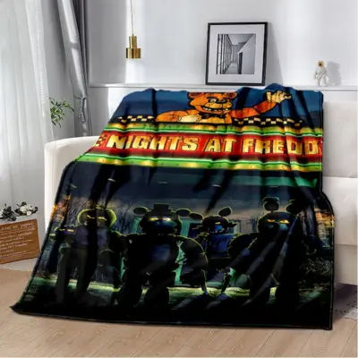 Five Nights At Freddy's Soft Warm Throw Blanket