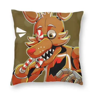 Eerie Five Nights At Freddy's Throw Pillow