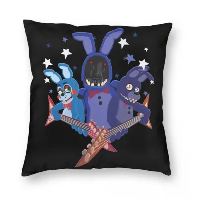 Scary Five Nights At Freddy's Throw Pillow