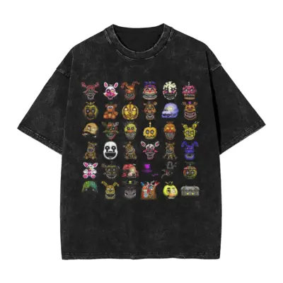 Five Nights At Freddy's Tribute Edition Mineral Wash T-Shirt