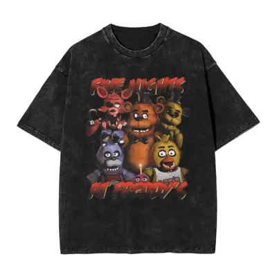 Five Nights At Freddy's Tribute Classic Mineral Wash T-Shirt