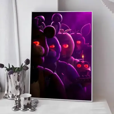 Five Nights At Freddy s Retro Style Wall Art