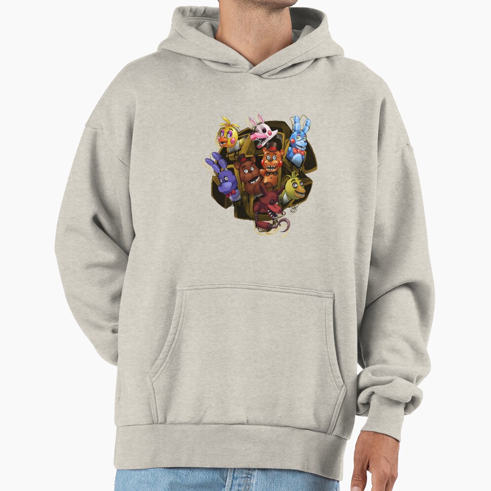 ssrcooversized_hoodiemens_01oatmeal_heatherfrontsquare_productx1000-3 ssrcooversized hoodiemens 01oatmeal heatherfrontsquare productx1000 3 - Five Nights At Freddy's AU Store