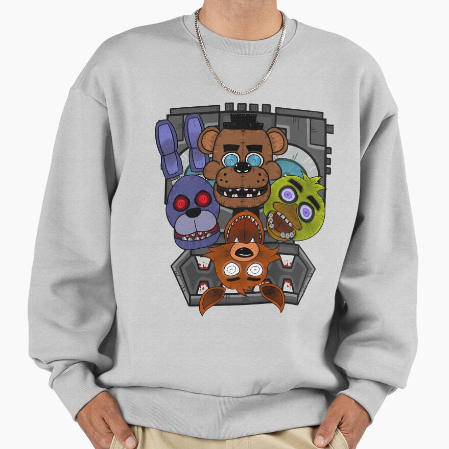 ssrcooversized_sweatshirtmens_01heather_greyfrontsquare_productx1000-3 ssrcooversized sweatshirtmens 01heather greyfrontsquare productx1000 3 - Five Nights At Freddy's AU Store