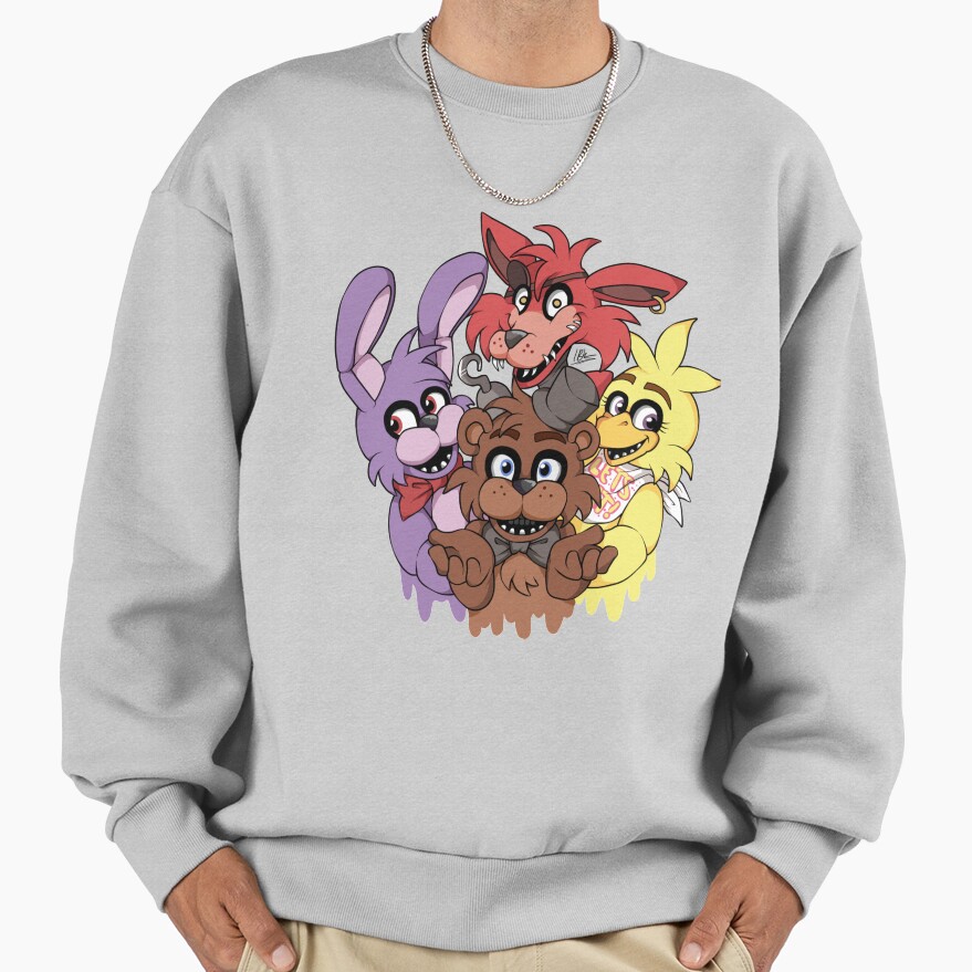 ssrcooversized_sweatshirtmens_01heather_greyfrontsquare_productx1000-7 ssrcooversized sweatshirtmens 01heather greyfrontsquare productx1000 7 - Five Nights At Freddy's AU Store