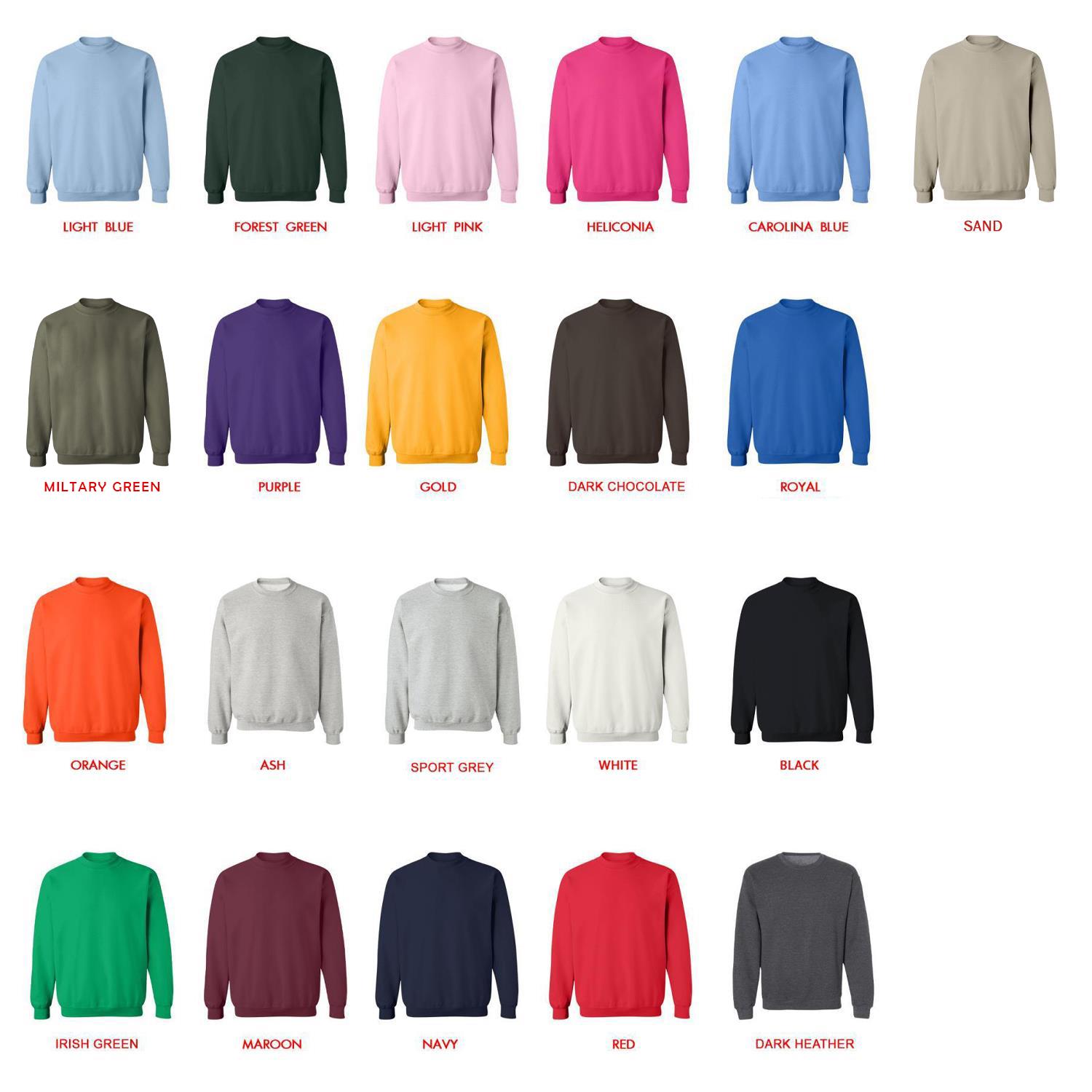 sweatshirt color chart - Five Nights At Freddy's AU Store
