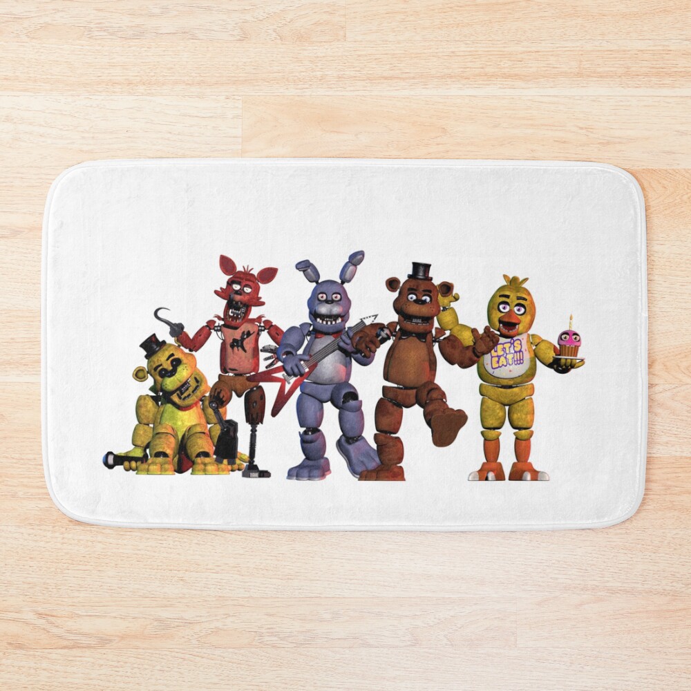 urbathmat_flatlay_largesquare1000x1000.1u5-15 urbathmat flatlay largesquare1000x1000.1u5 15 - Five Nights At Freddy's AU Store