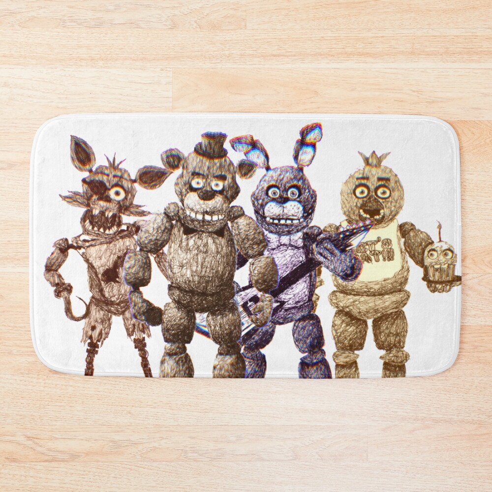 urbathmat_flatlay_largesquare1000x1000.1u5-3 urbathmat flatlay largesquare1000x1000.1u5 3 - Five Nights At Freddy's AU Store