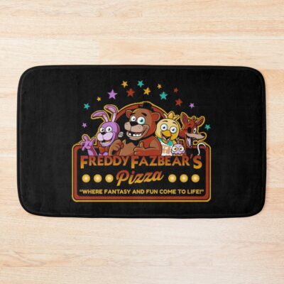 Five Nights At Freddy's Logo Bath Mat