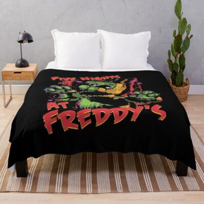 Five Nights At Freddys Throw Blanket