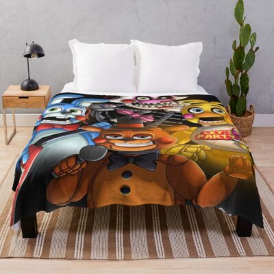 Five Nights At Freddys Deep Throw Blanket