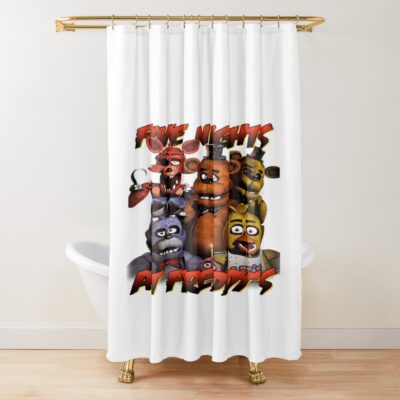 Five Nights At Freddy Ss Shower Curtain