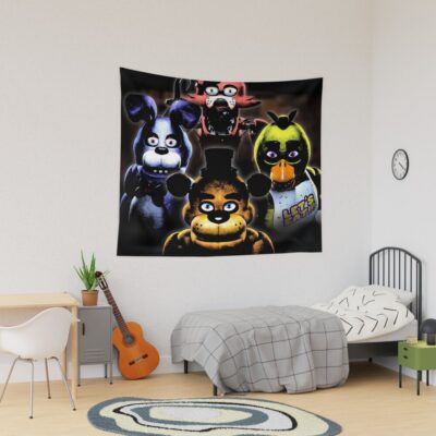 Five Nights At Freddy Horror Tapestry