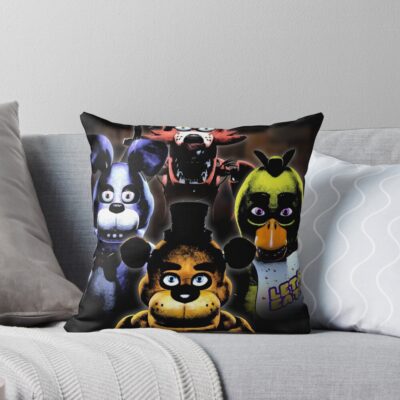 Five Nights At Freddy S Horror Throw Pillow