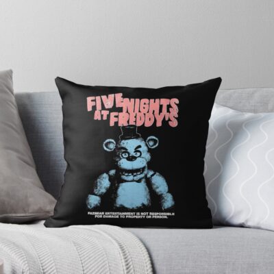 Five Nights At Freddys Retro Throw Pillow