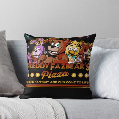 Five Nights At Freddyand S Freddy Throw Pillow