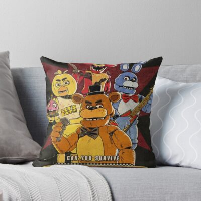Fnaf Movie Five Nights At Freddy S Movie Throw Pillow