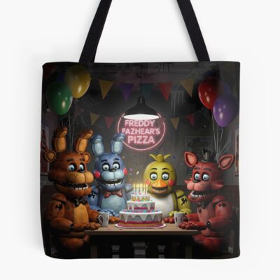 Fnaf Happy Birthday Tote Bag